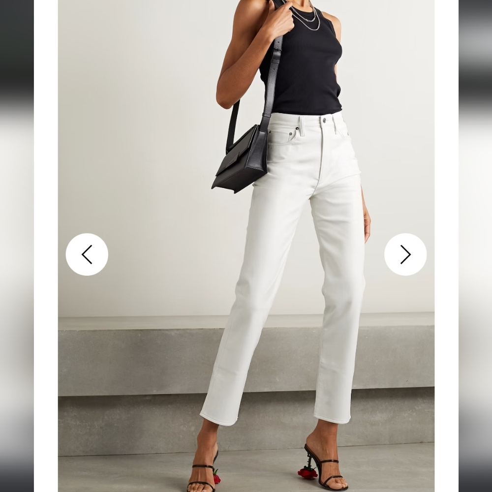 Agolde 90's Pinch Waist Recycled Leather Pants